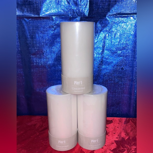 Pier 1 Accessories - UNSCENTED PIER 1 CANDLES
